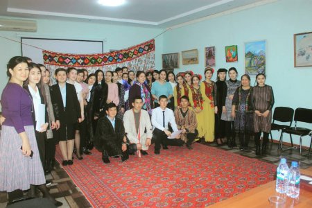 In our museum in February, third-year students of the English faculty of the Pedagogical Institute named after Azhiniyaz passed their pedagogical practice In our museum in February, third-year students of the English faculty of the Pedagogical Institute named after Azhiniyaz passed their pedagogical practice